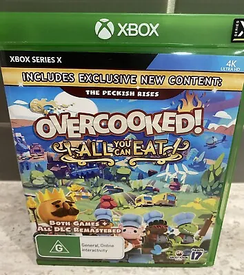 Xbox One & Series X Overcooked All You Can Eat Free Post BRAND NEW RARE • $59.99