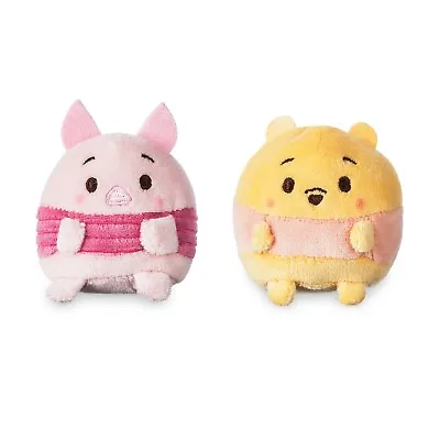 Disney Store 2.5 L Winne The Pooh And Piglet Ufufy Mini Plush Set New W/ Tags • $16.95