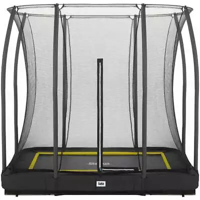 7ft X 5ft Salta Black Rectangular Comfort Edition Inground Trampoline With En... • £399.95