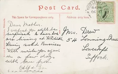 Marine Parade Tankerton Whitstable (Ridout Brothers) Posted 1906 • £5.99