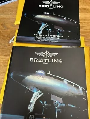£14.99 • Buy Breitling Watch Catalogue And Price List; Great Reference; 2005/6