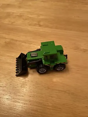 1976 Matchbox Tractor Shovel In Green Good Used Condition • £1.99