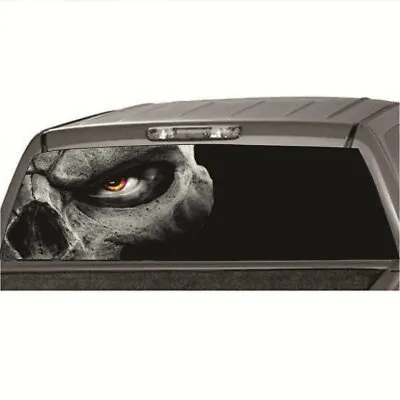 Skull Sticker Car Truck Pickup Rear Window Tint Graphic Decal Decor Accessories • $17.90