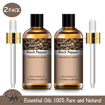 $35.99 • Buy Black Pepper Essential Oil Pure & Natural Aromatherapy Essential Oils Diffuser