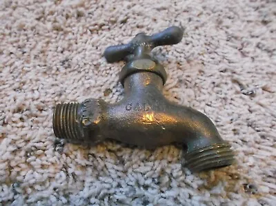 Vintage Calco Solid Brass Water Spigot Faucet For Garden/Sink/Tub - 4  Length • $18.95