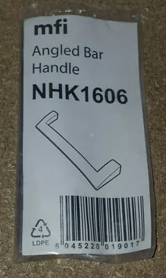 Mfi M F I Angled Bar Handle NHK 1606 Drawer Cupboard Pull • £4.95