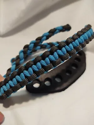 Neon Turquoise Teal Dark Gray Bling Sling Archery Bow Wrist Strap Free Ship  • $14.50