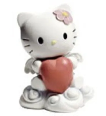 Nao Porcelain By Lladro Figurine Hello Kitty From The Heart Was £85 Now £76.50 • £76.50