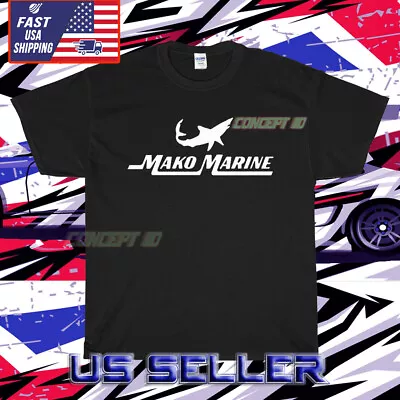 New Shirt Mako Marine Boats Logo Racing T-shirt Unisex Tee Funny Usa Size S-5xl • $20.99