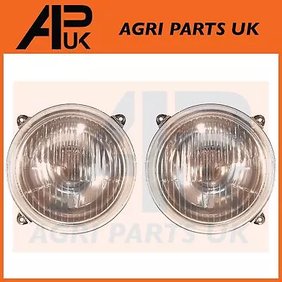 PAIR HeadLight Headlamp For Massey Ferguson 550 565 575 590 675 690 698 Tractor • £21.95