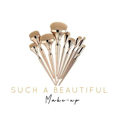 £50 • Buy WOMENS DAY OFFER! 👑 Dior 👑 Chanel 👑 MAC Style Luxurious Make-up Brushes Set 