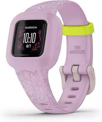 Garmin Vivofit Jr. 3 Kids Fitness/Activity Tracker Lilac Floral • $144.95