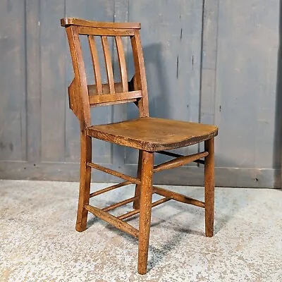 Character Driven ‘Bell Tower’ Slat Back Church Chapel Chairs From Newington • £78