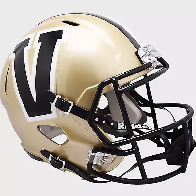 VANDERBILT COMMODORES NCAA Riddell SPEED Authentic Football Helmet • $259.99