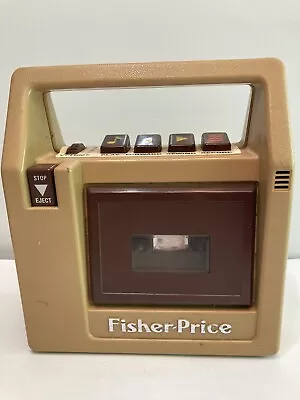 Vintage 1980s Fisher Price Cassette Tape Recorder Player For Parts Or Projects • $4.99