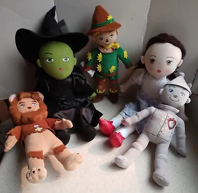 5 Madame Alexander Wizard Of Oz Plush Dolls 2012 2013 Dorothy Scarecrow Wicked • $47.49