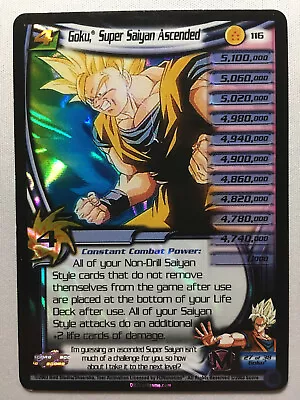 Dbz Ccg Goku Super Saiyan Ascended 116 Limited Foil Rare Ultra Uber Ur HP • $69.99