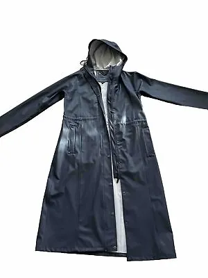 Ilse Jacobsen RAIN 95 Long Raincoat 36 • £80