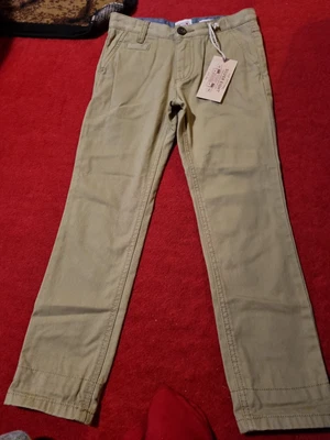 £9 • Buy New With Tags Boys Silver Eight Chino Trouser Size 8 Natural Colour