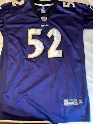 Reebok Baltimore Ravens Ray Lewis Jersey Sz 50 Stitched • $34.99