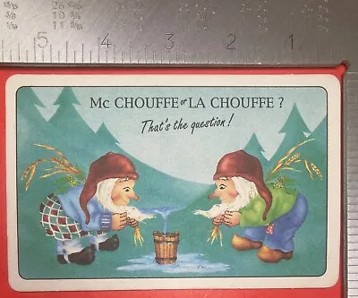 La Chouffe Belgium Rectangle Beer Coaster • $14.99