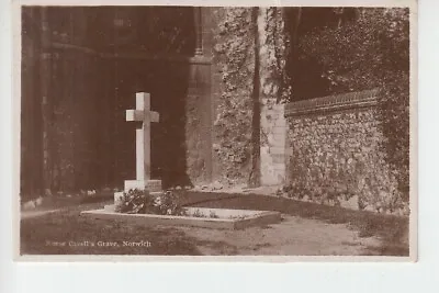 RPPC Nurse Edith Cavell's Grave Norwich Norfolk. • £3.99