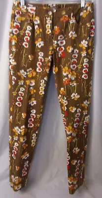 J McLaughlin Women's Cotton Pants Size 2 Multi Color  Floral  VGC Skinny Leg • $28