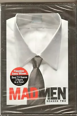 Mad Men - Season 2 (DVD 2009 4-Disc Set) DVD TV SERIES Two (Factory Sealed) • $12.95