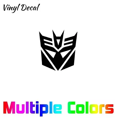 Transformers Decepticon Logo Vinyl Die Cut Sticker Decal *Multiple Options* • $3.66