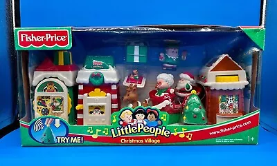 Fisher-Price ~ Little People ~ Christmas Village ~ C2546 ~ 11 Pcs. ~ 2003 ~ NEW! • $139.95