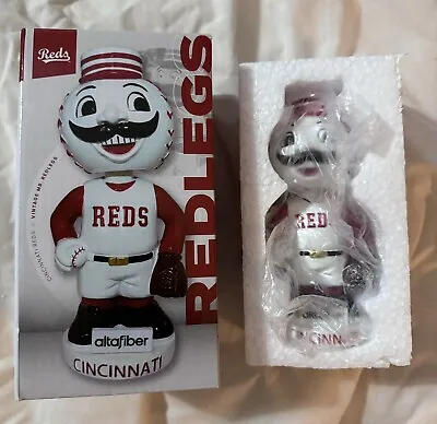 Mr Redlegs Bobblehead 2022 CINCINNATI REDS VINTAGE 7/23/22 New In Box MLB 🔥 • $18.75