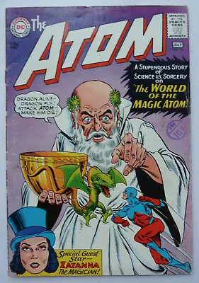 The Atom #19 -  Zatanna The Magician - DC Comics July 1965 VG 4.0 • £27.49