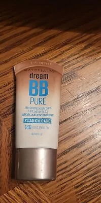 MAYBELLINE DREAM PURE BB BEAUTY 8 In 1 Skin Perfector 140 Deep Sheer Tint READ • $6