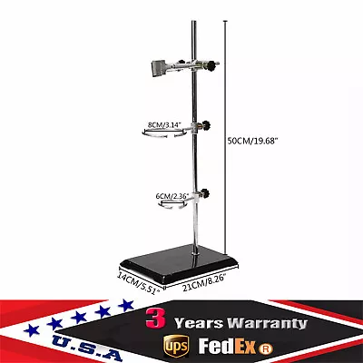 Laboratory Stand Support Clamp Lab Flask Clamp Condenser Clamp Metalware Set • $20