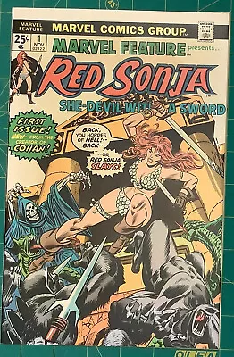 Marvel Feature #1 & 4 Red Sonja Solo Series Marvel 1975 Movie Optioned • $24.95