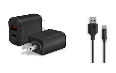 $14.66 • Buy Fast Wall Home AC Charger+6ft USB Cord For Consumer Cellular Doro SmartEasy 824