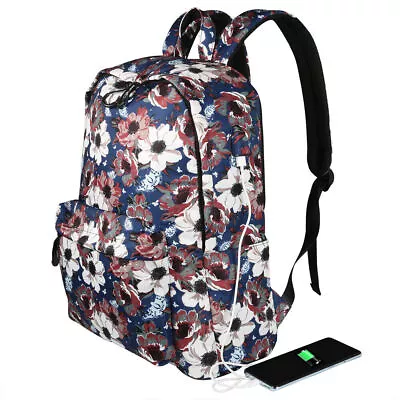 Laptop Backpack USB Charging School Bag Daypack For 15.6  HP ENVY X360/ Pavilion • $19.99