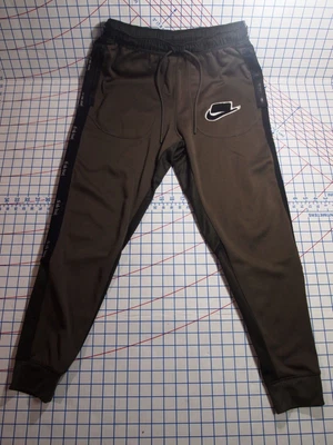 $19 • Buy Nike Sportswear Sport Pack Track Pants Size Small CD4633-325 Olive/Black/White