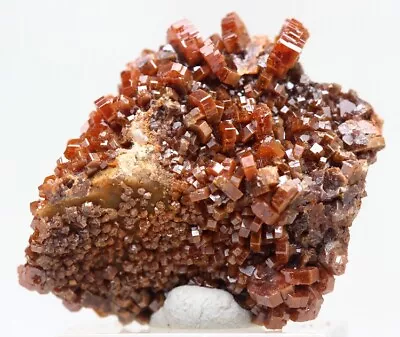 AMAZING Vanadinite RED Crystal Cluster Mineral Specimen Matrix Gemstone MOROCCO • $24.99