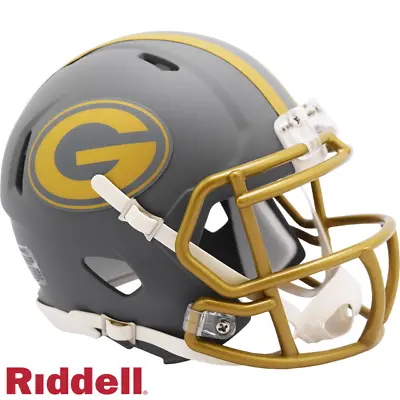 Green Bay Packers Slate Collection Riddell Mini Helmets New In Box • $37.99