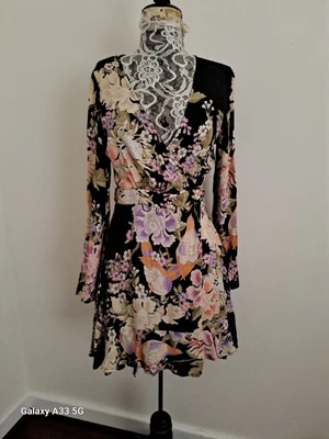 $50 • Buy Spell And The Gypsy Blue Skies Mini Wrap Dress Size XS