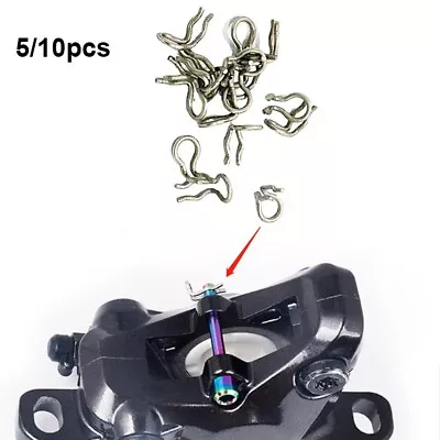 10 Bike/Bicycle Disc Brake Caliper Spring Clips For-Shimano XT SLX XTR Cover Set • $7.77