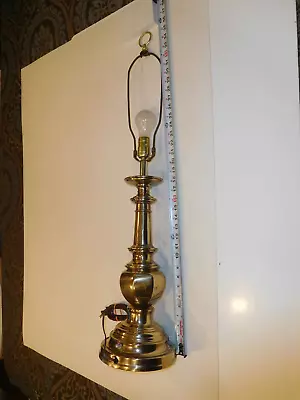 Large Heavy Quality 36   Brass Table/Side Lamp 8-lbs Steampunk Parts Heavy Huge! • $50