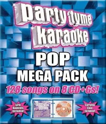 Party Tyme Karaoke Party Tyme Pop Mega Pack 128-Song Mega Pack (CD) • £10.63