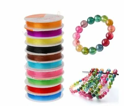 £2.45 • Buy Colour Elastic Stretchy Thread Beading Cord Bracelet String For Jewellery Making