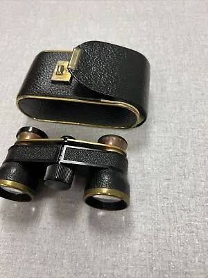 Vintage Black Fidelio Binoculars With Case • $29.99