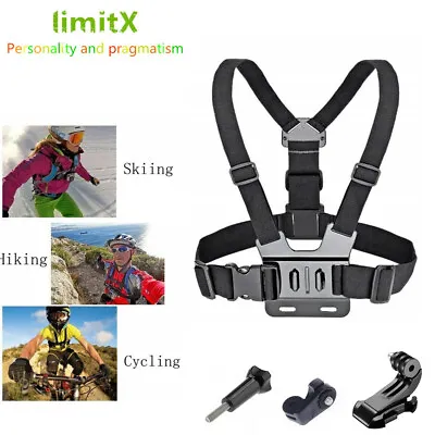 Adjustable Chest Mount Body Harness Accessories Belt Strap For Action Camera • $21.89