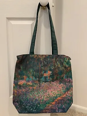 Salamander Graphics Monet Print Garden At Giverny Tote Bag Large NEW With Tag • $42.99