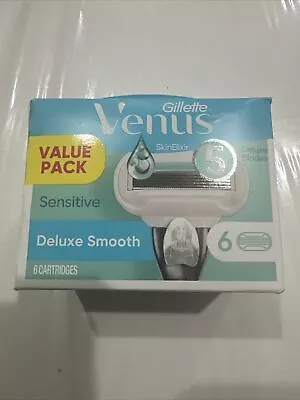 🇺🇸MADE ❗️Gillette Venus Sensitive Deluxe Smooth 6 Refills “FREESHIP ⭐️ • $16