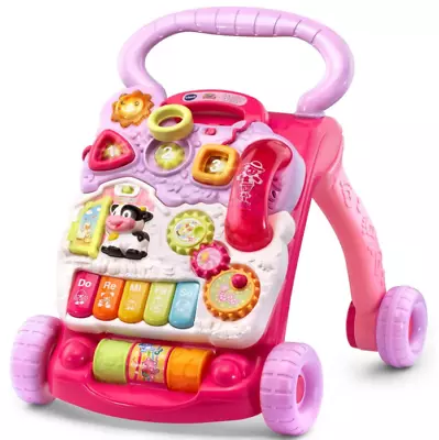 VTech Sit-to-Stand Learning Walker (Frustration Free Packaging) Pink USA • $20.99